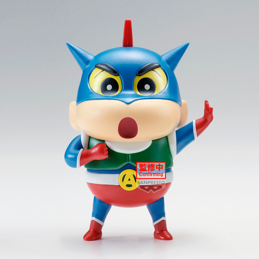 Figura de Shin-chan vestido como Action Kamen - 5