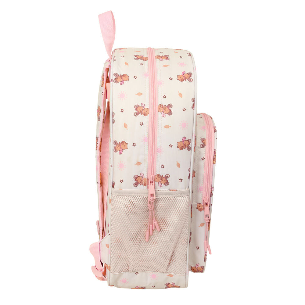 Mochila SAFTA Capibara rosa de 42 cm - 3