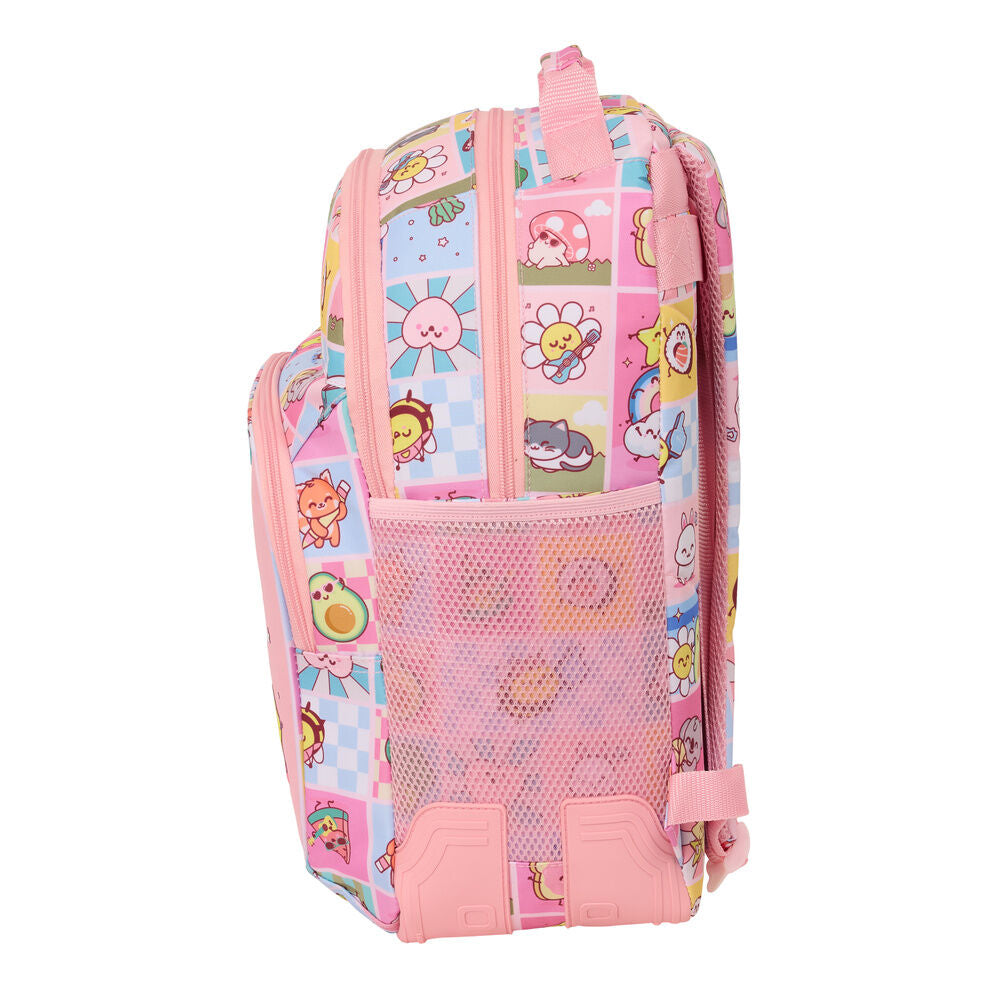 Mochila Comic Mr. Wonderful rosa de 42 cm - 3