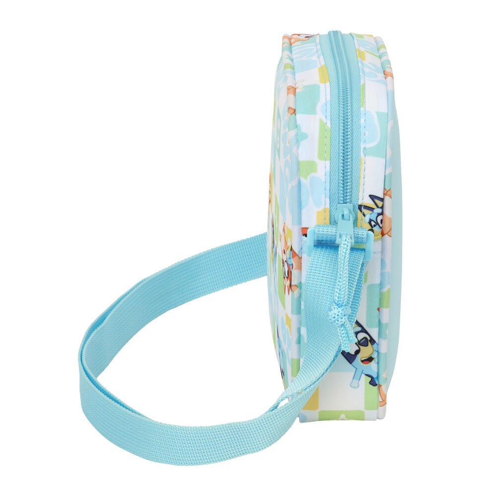Bandolera azul claro Bluey con Bluey y Bingo - 3