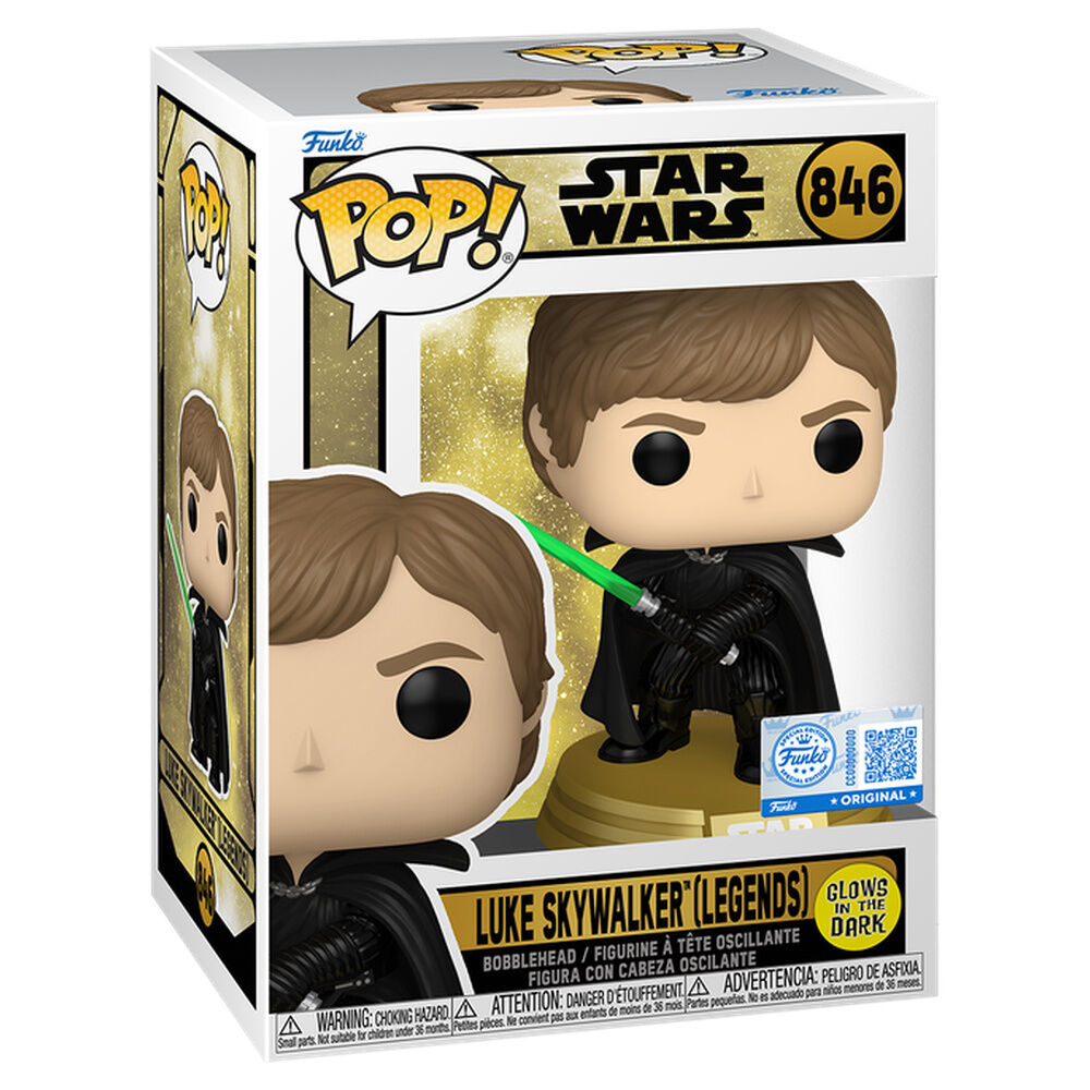 Figura Funko POP! de Luke Skywalker con sable de luz verde - 2