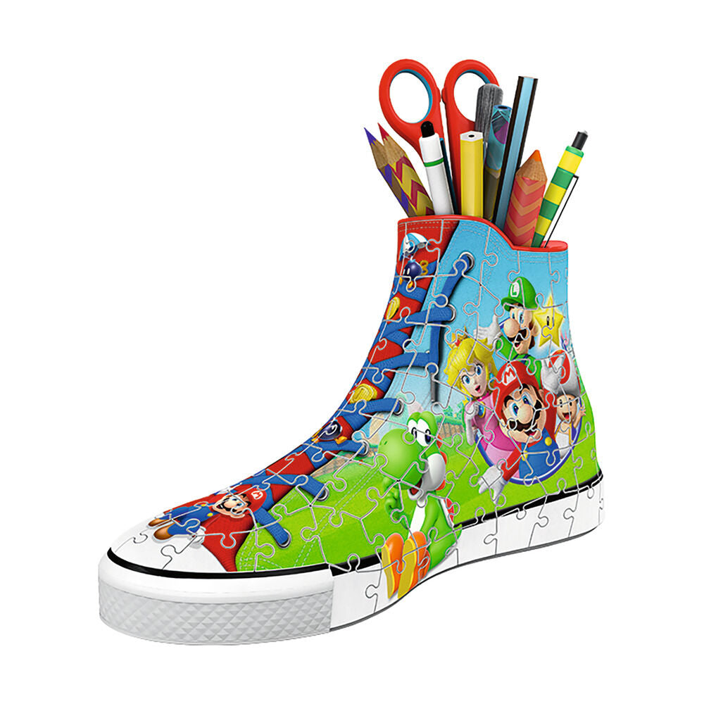 Puzzle 3D de una zapatilla Super Mario Ravensburger - 2