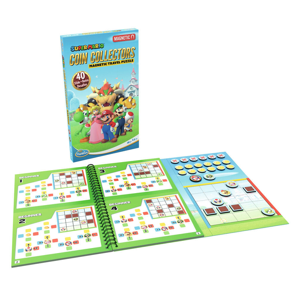 Juego magnético Super Mario Coin Collectors con Mario y sus personajes - 2