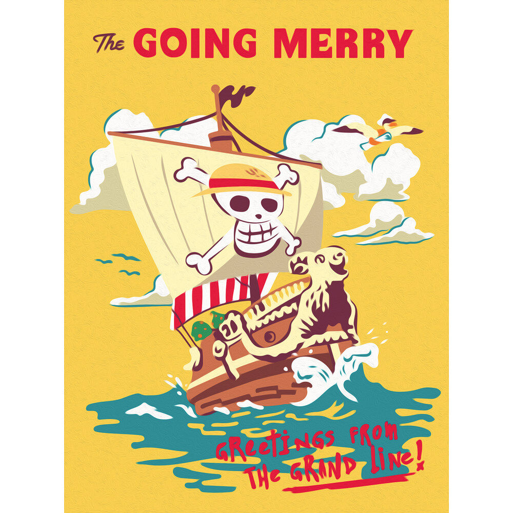 Kit CreArt One Piece con ilustración del Going Merry - 2