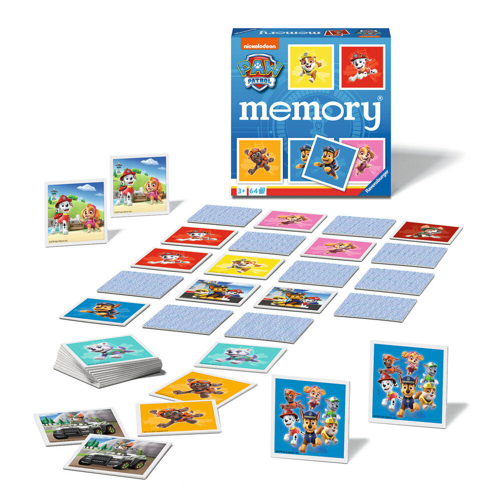Caja del juego Memory Paw Patrol de Ravensburger con cartas ilustradas - 2
