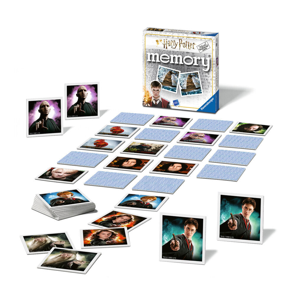 Juego Memory Pocket Ravensburger de Harry Potter con 48 cartas - 2