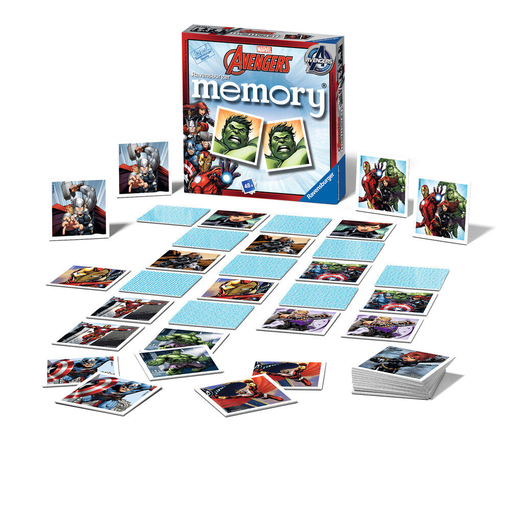 Juego Memory Pocket de Los Vengadores Marvel Ravensburger - 2