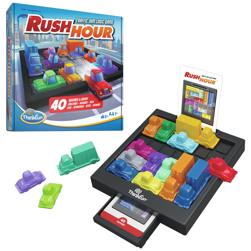 Juego de mesa Rush Hour con vehículos en un atasco - 2