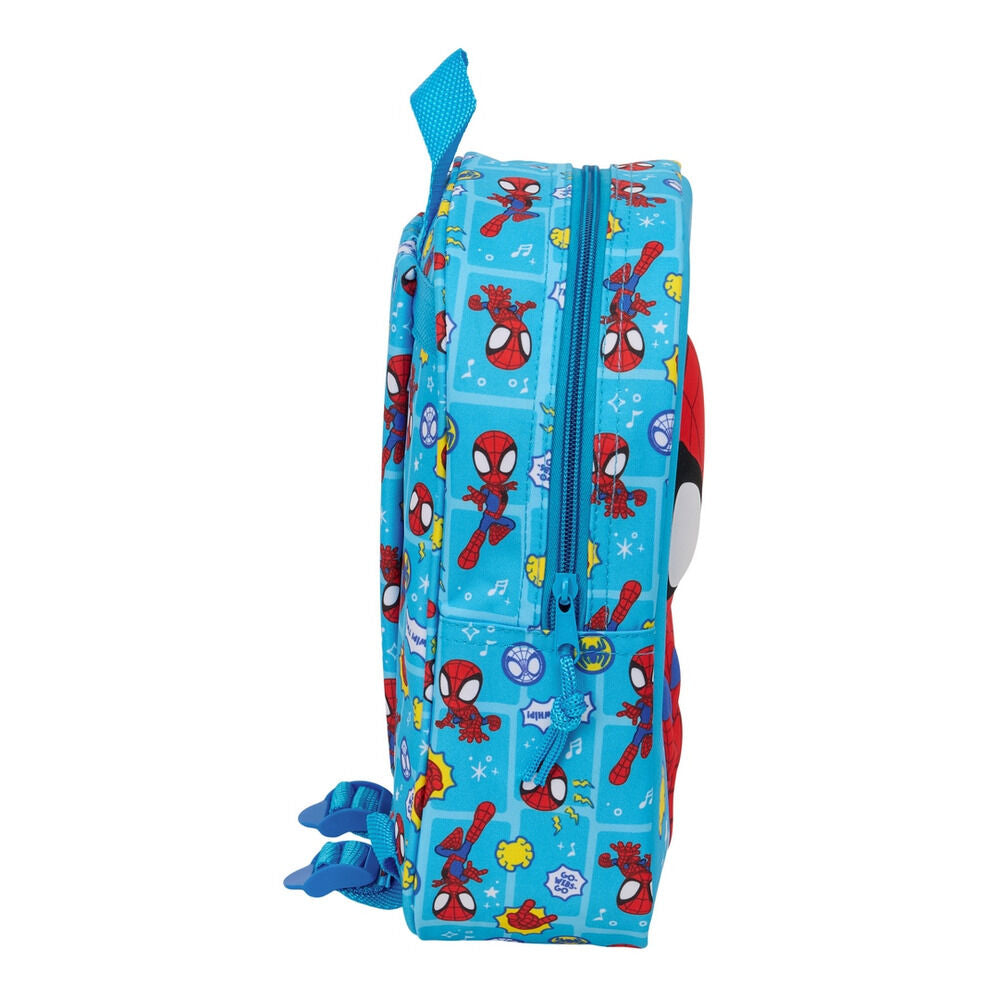 Mochila 3D azul de Spidey Marvel SAFTA - 3