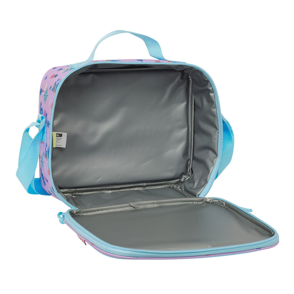 Bolsa portameriendas térmica 3D de Stitch Disney azul y rosa - 4