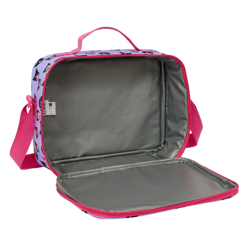 Bolsa térmica portameriendas 3D de Kuromi en rosa y lila - 4