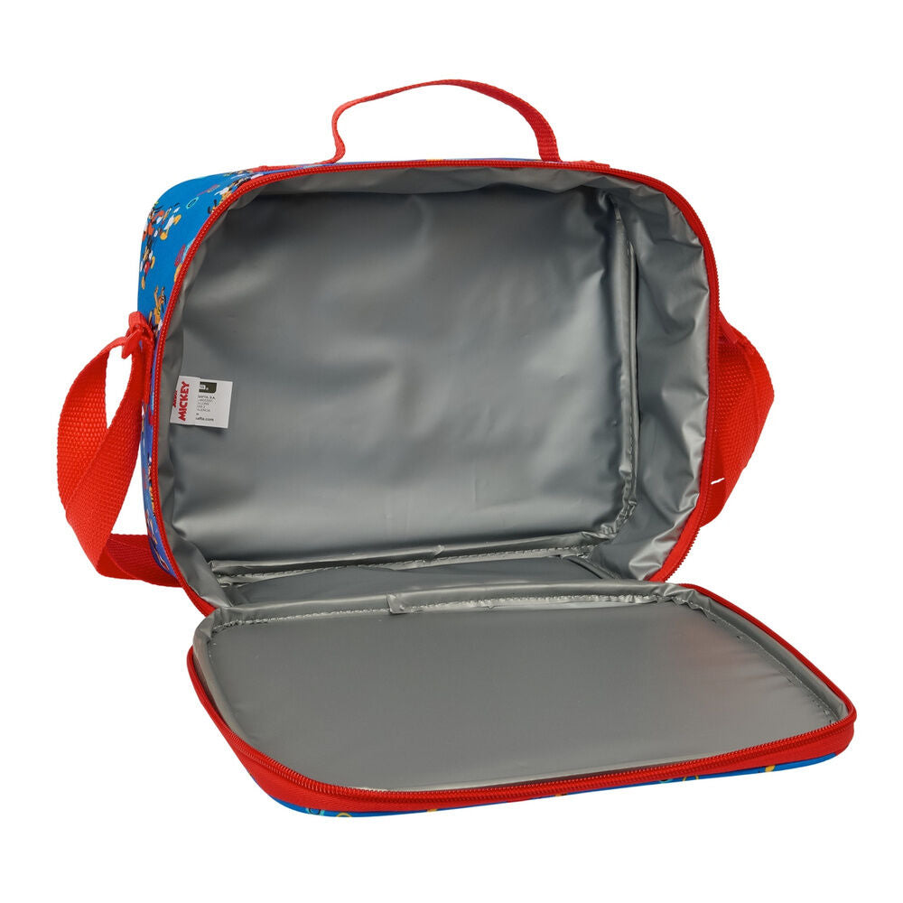 Bolsa portameriendas térmica 3D de Mickey Disney en azul y rojo - 4
