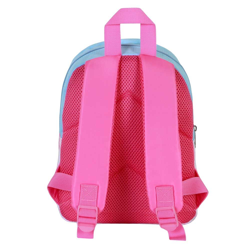 Mochila Candy Hello Kitty azul y rosa con bolsillo frontal - 3