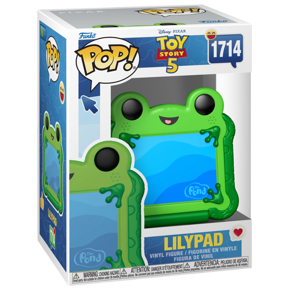 Figura Funko POP Lilypad de Toy Story 5 en diseño verde y azul - 2