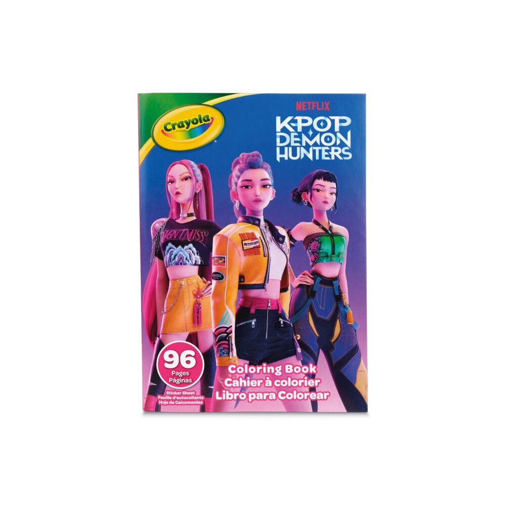 Set CRAYOLA KPop Demon Hunters con libro para colorear y hoja de pegatinas - 2