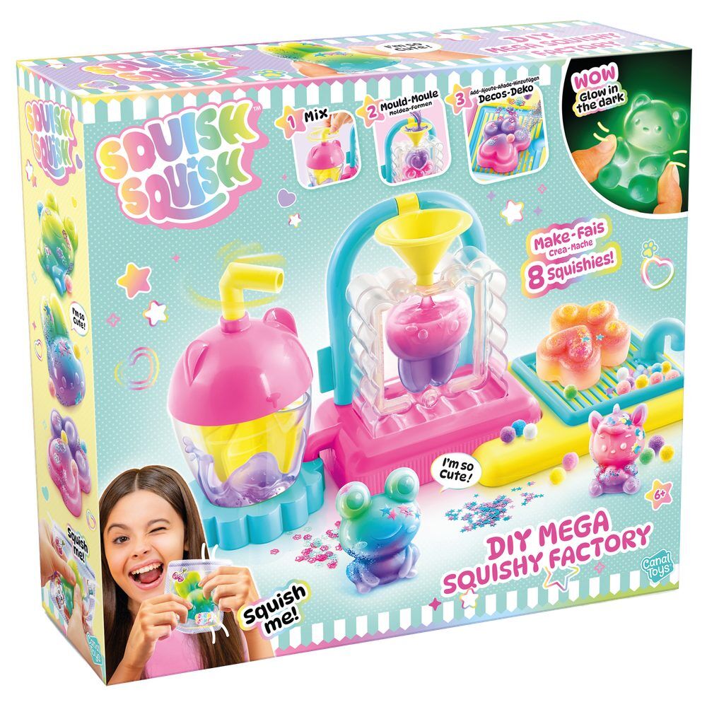 Fábrica Squishy DIY CANAL TOYS con estación, moldes y decoraciones - 2