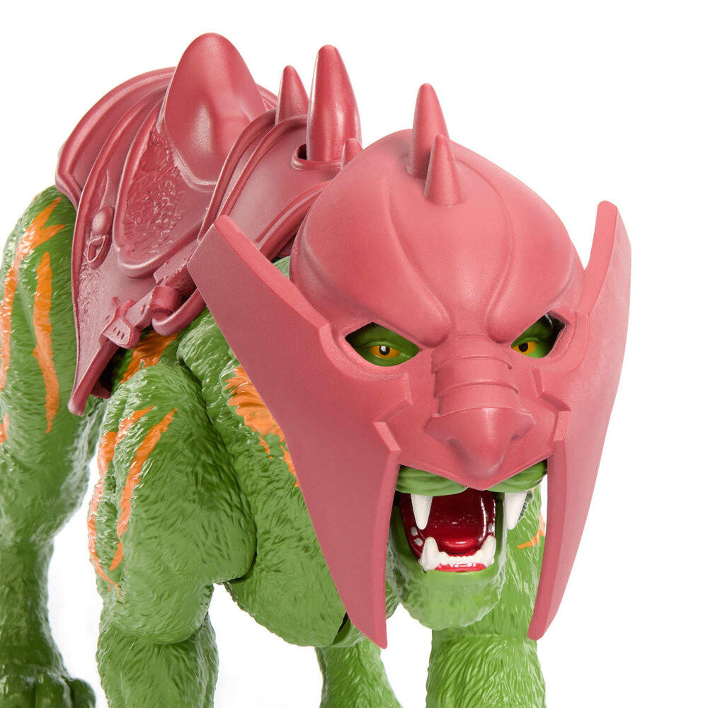 Figura Battle Cat de Masters of the Universe con armadura granate - 6