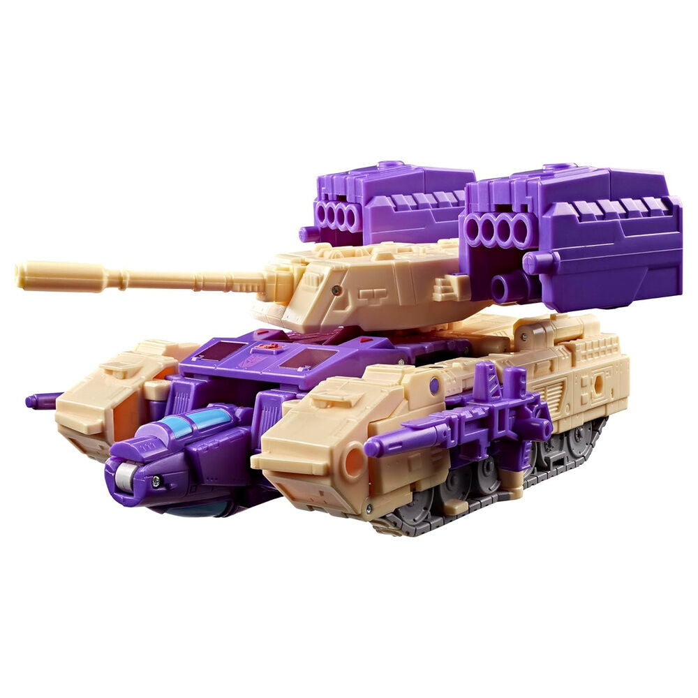 Figura articulada Blitzwing Transformers Studio Series en morado y beige - 7