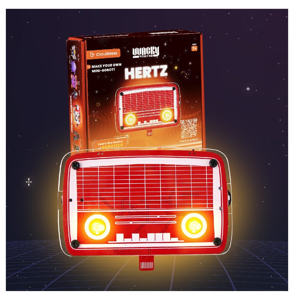 Robot electrónico Hertz de CEFA TOYS en rojo y negro - 2