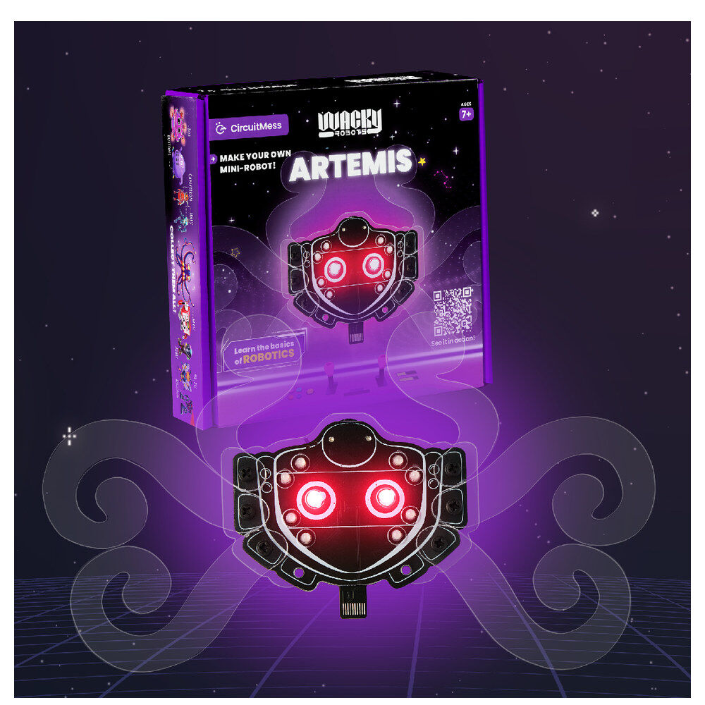 Robot electrónico Artemis de CEFA TOYS con luces rojas - 2