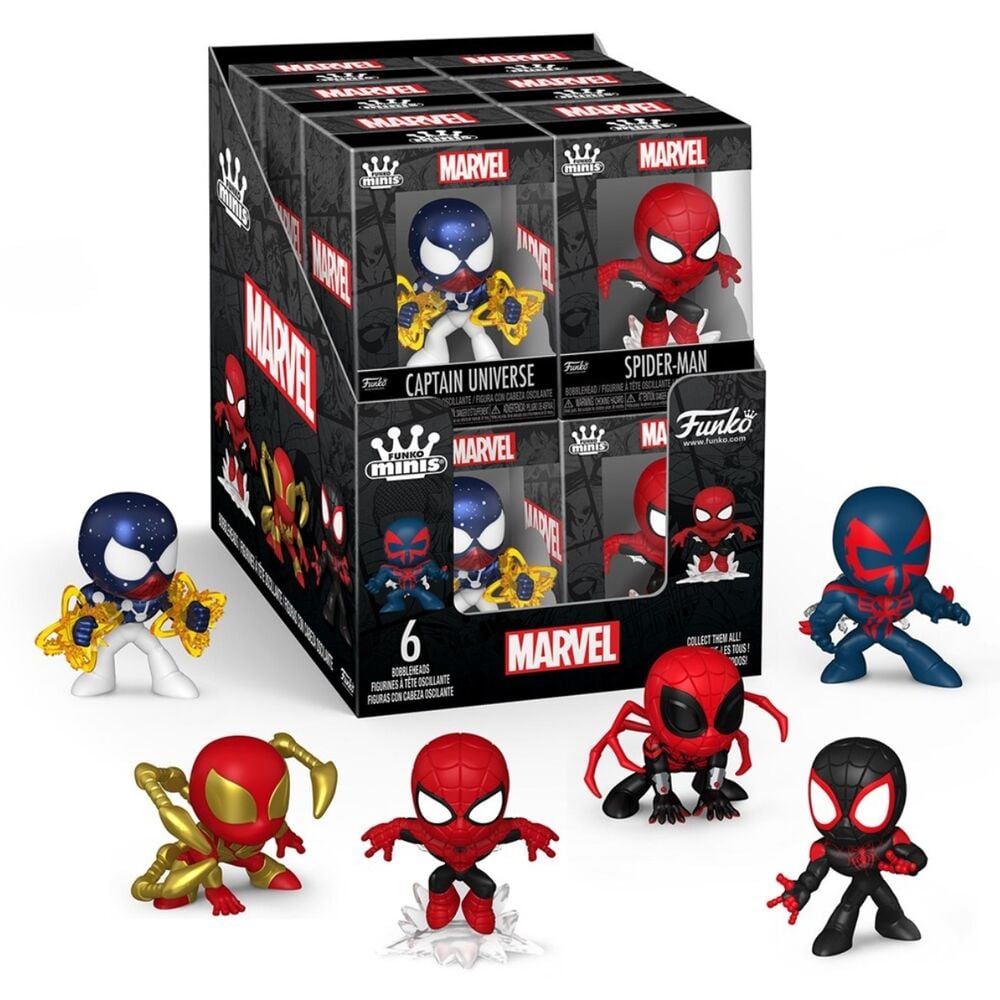Mini figuras Funko Mini Vinyl de Spider-Man Marvel en surtido