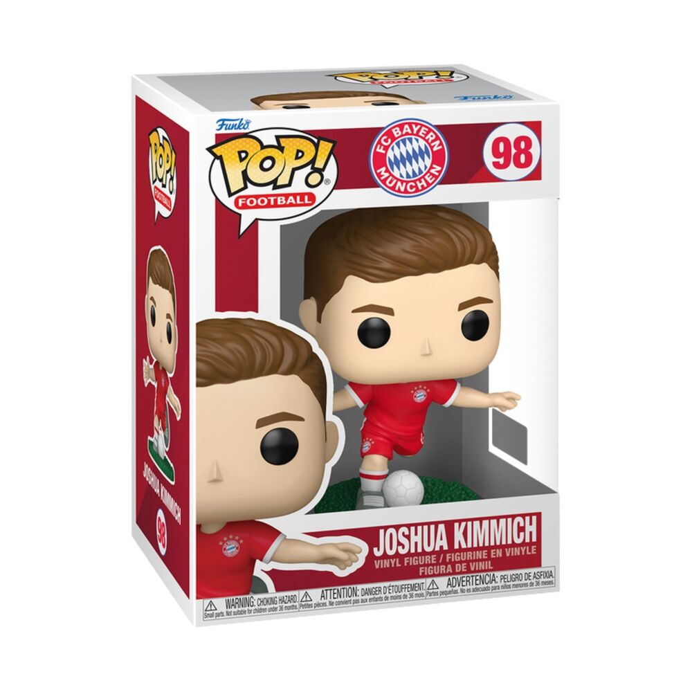 Figura Funko POP de Joshua Kimmich con uniforme del FC Bayern Munich y balón - 2