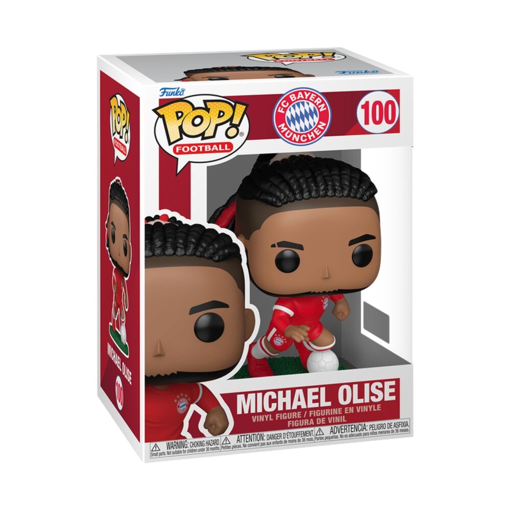 Figura Funko POP! de Michael Olise con la equipación del FC Bayern Munich y un balón - 2