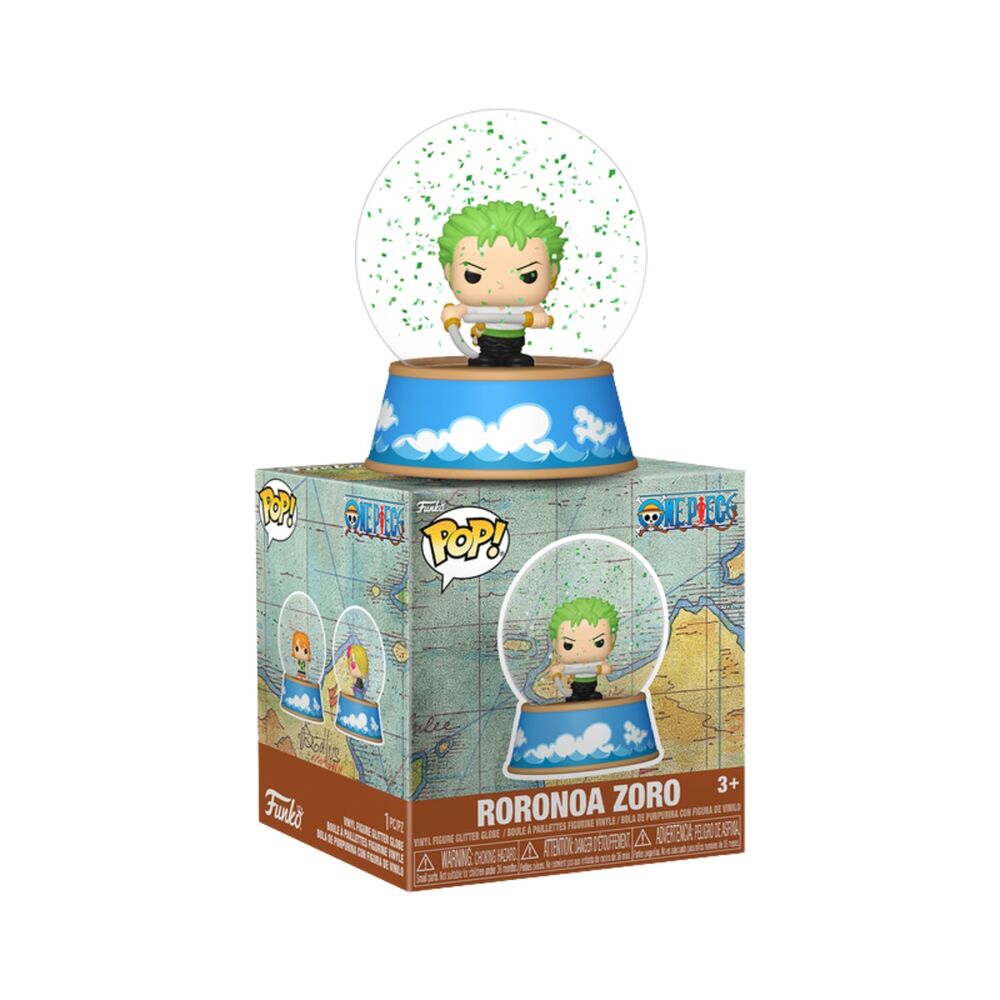 Mini bolas de nieve FUNKO de One Piece con Luffy, Zoro, Nami y Sanji - 9
