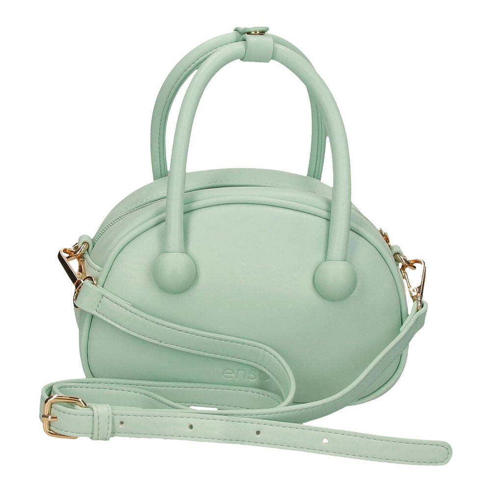 Bolso Luxe Minnie Disney verde menta con asas y correa lateral - 3
