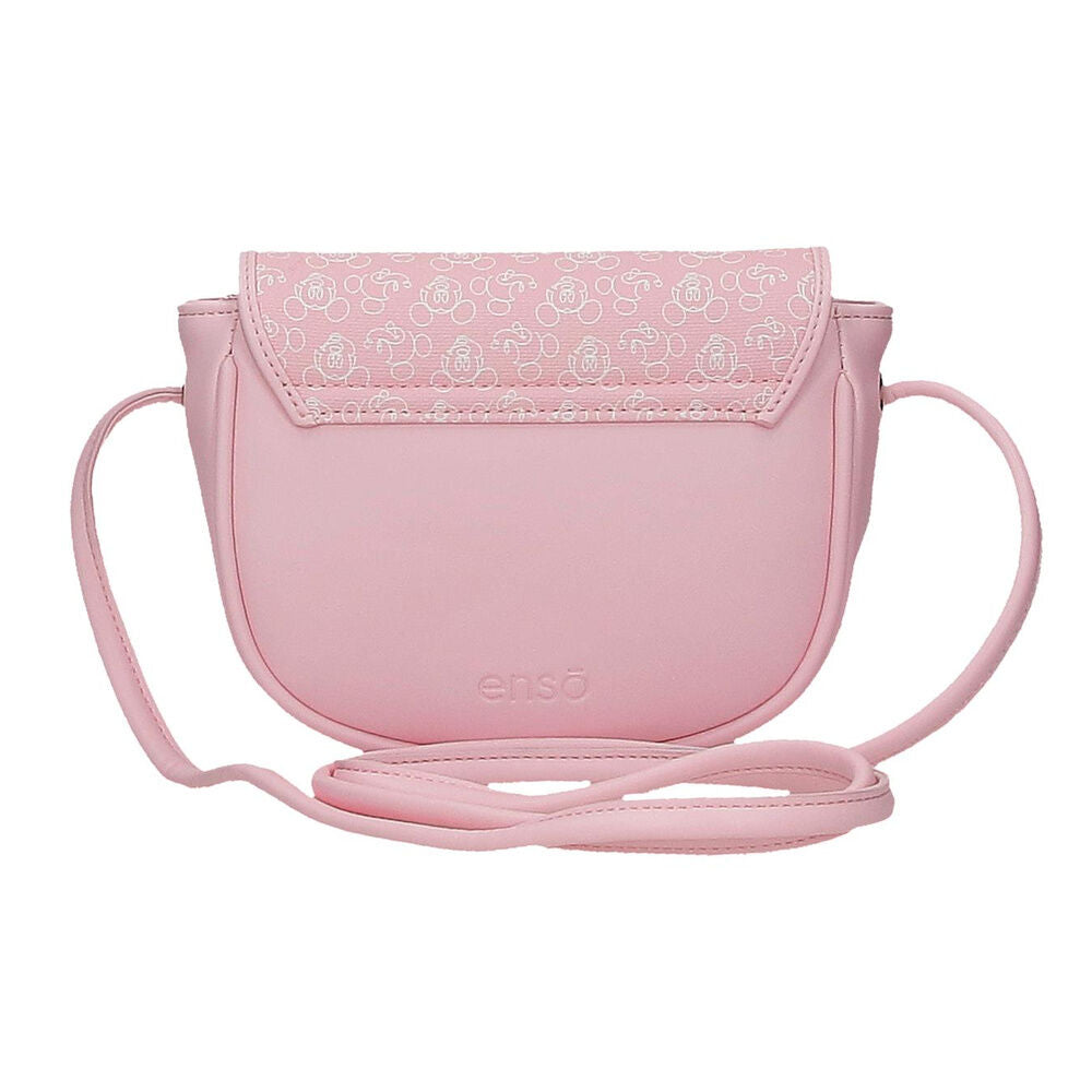 Bandolera rosa Cloudline de Mickey Disney con estampado y correa - 3