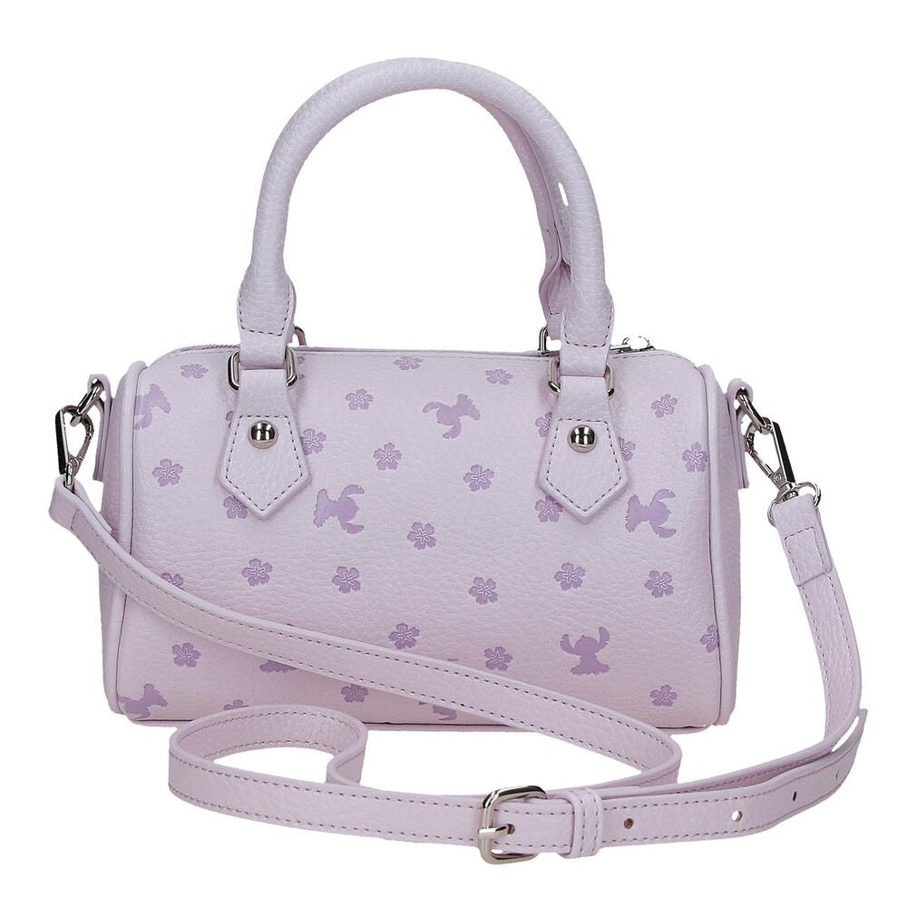 Bolso bowling lila Bloom Stitch de Disney con asas y correa lateral - 3