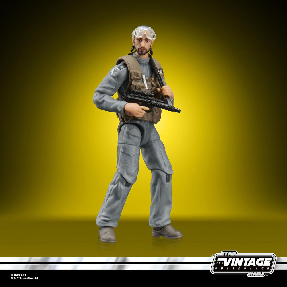 Figura Rook de Rogue One Star Wars de 10 cm con uniforme gris y cuerda - 4