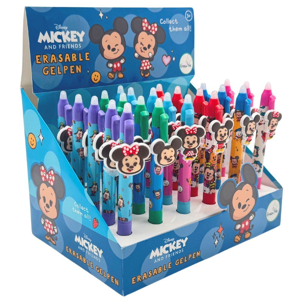 Bolígrafos de gel borrables Disney Mickey surtidos