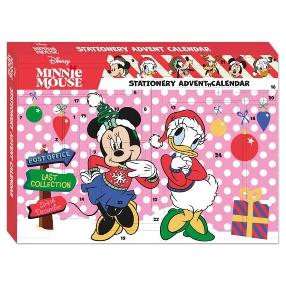 Calendario de Adviento de papelería Minnie Disney