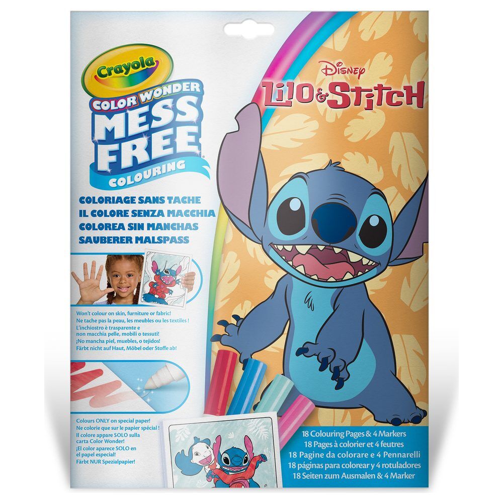 Set Crayola Color Wonder Lilo & Stitch con láminas para colorear y rotuladores - 2