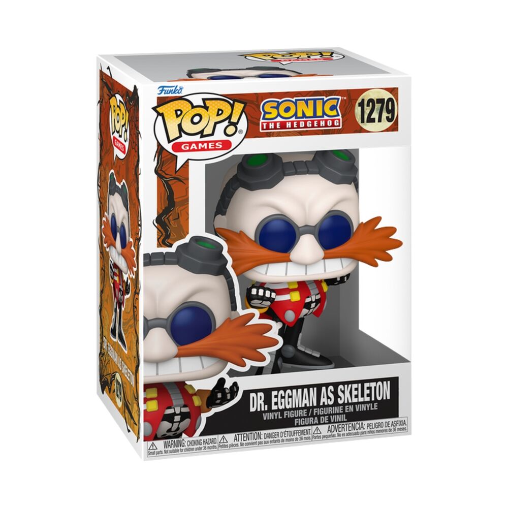 Figura Funko POP! de Dr. Eggman esqueleto de Sonic - 2