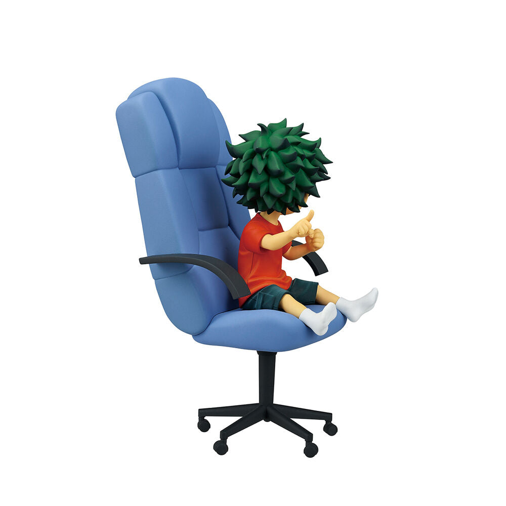 Figura Ichibansho de Izuku Midoriya sentado en una silla azul - 3