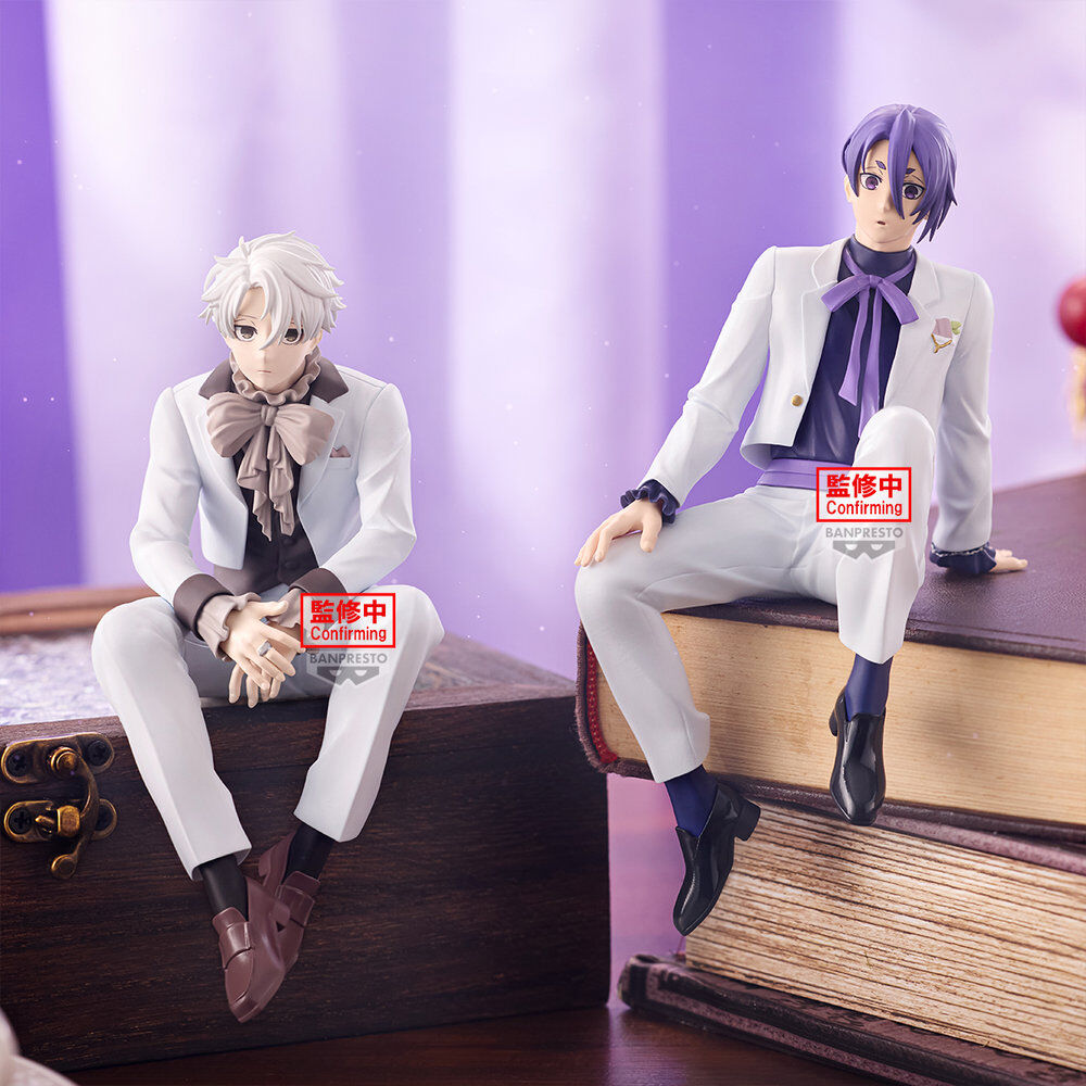 Figura de Seishiro Nagi de Blue Lock con traje blanco y lazo marrón - 4