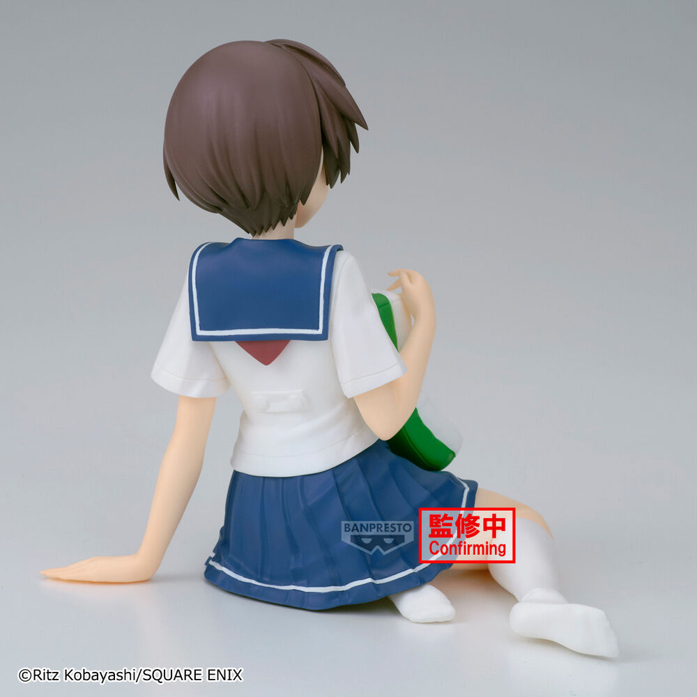 Figura Saki Miyanaga Relax Time sentada con uniforme escolar - 5