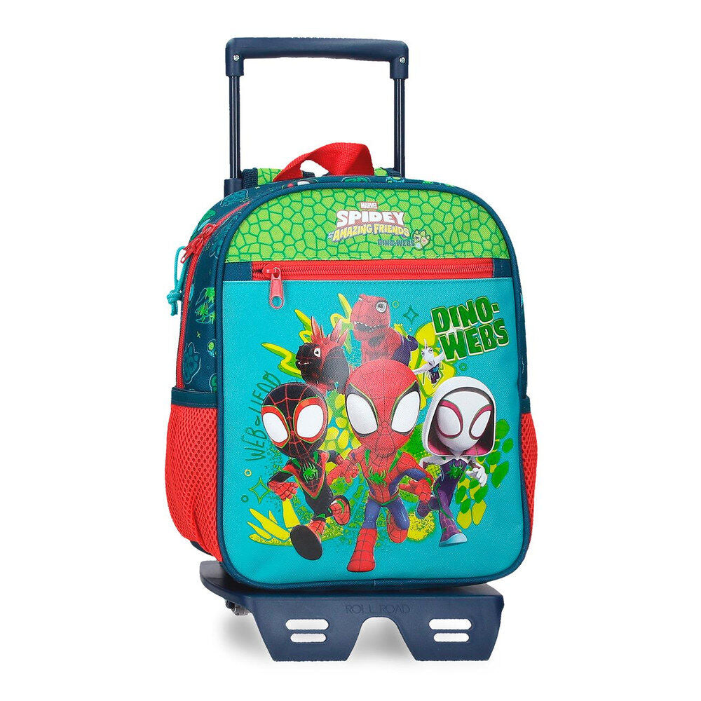 Trolley escolar Spidey Dino-Webs de Marvel con ruedas