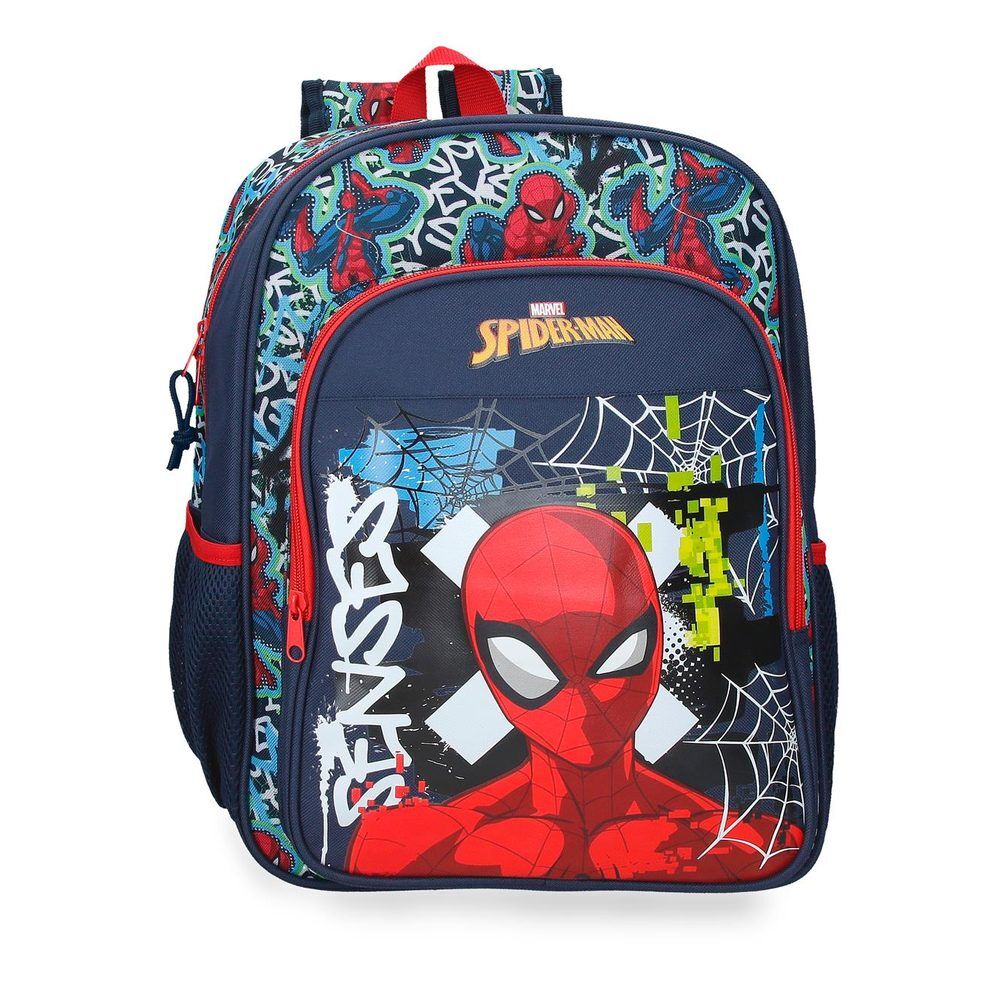 Mochila escolar de Spider-Man Marvel con diseño graffiti