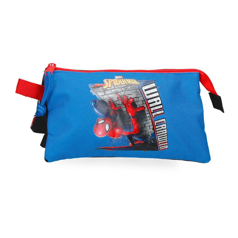 Neceser azul Spider-Man Marvel Wall Crawler con cremallera