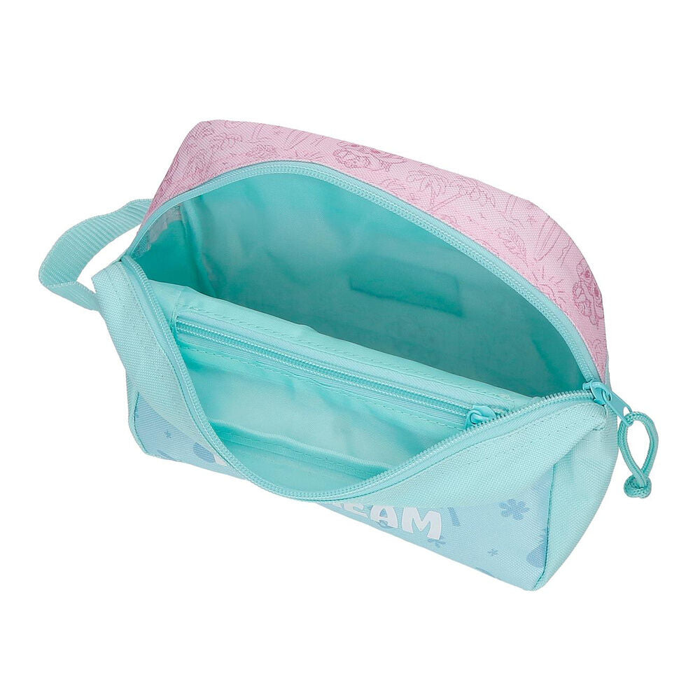 Neceser Beach & Love de Stitch Disney en azul y rosa - 4