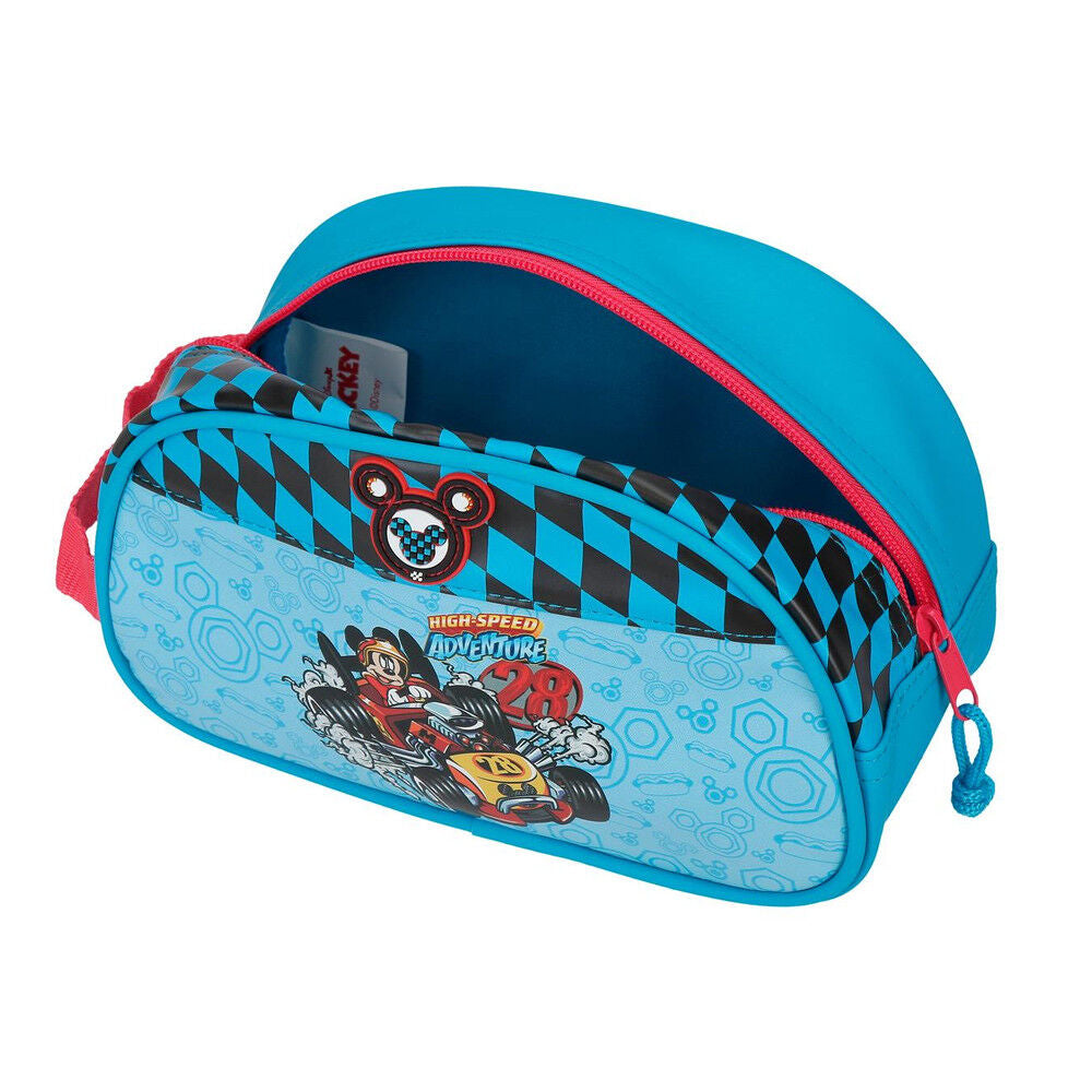 Neceser azul Mickey Disney High Speed con coche de carreras - 4