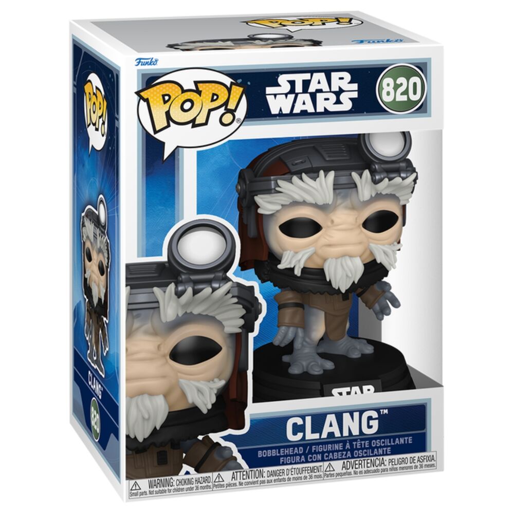 Figura Funko POP Star Wars The Mandalorian y Grogu Clang - 2
