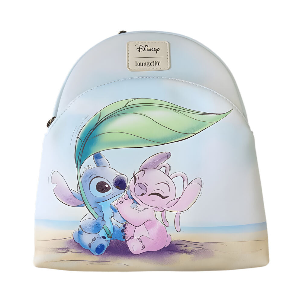 Mochila Disney Loungefly de Stitch y Angel en la playa
