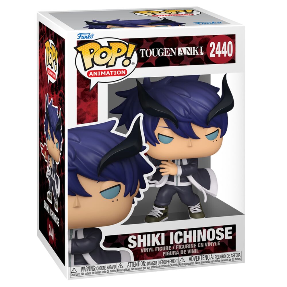Figura Funko POP Shiki Ichinose con cabello azul y cuernos negros - 2