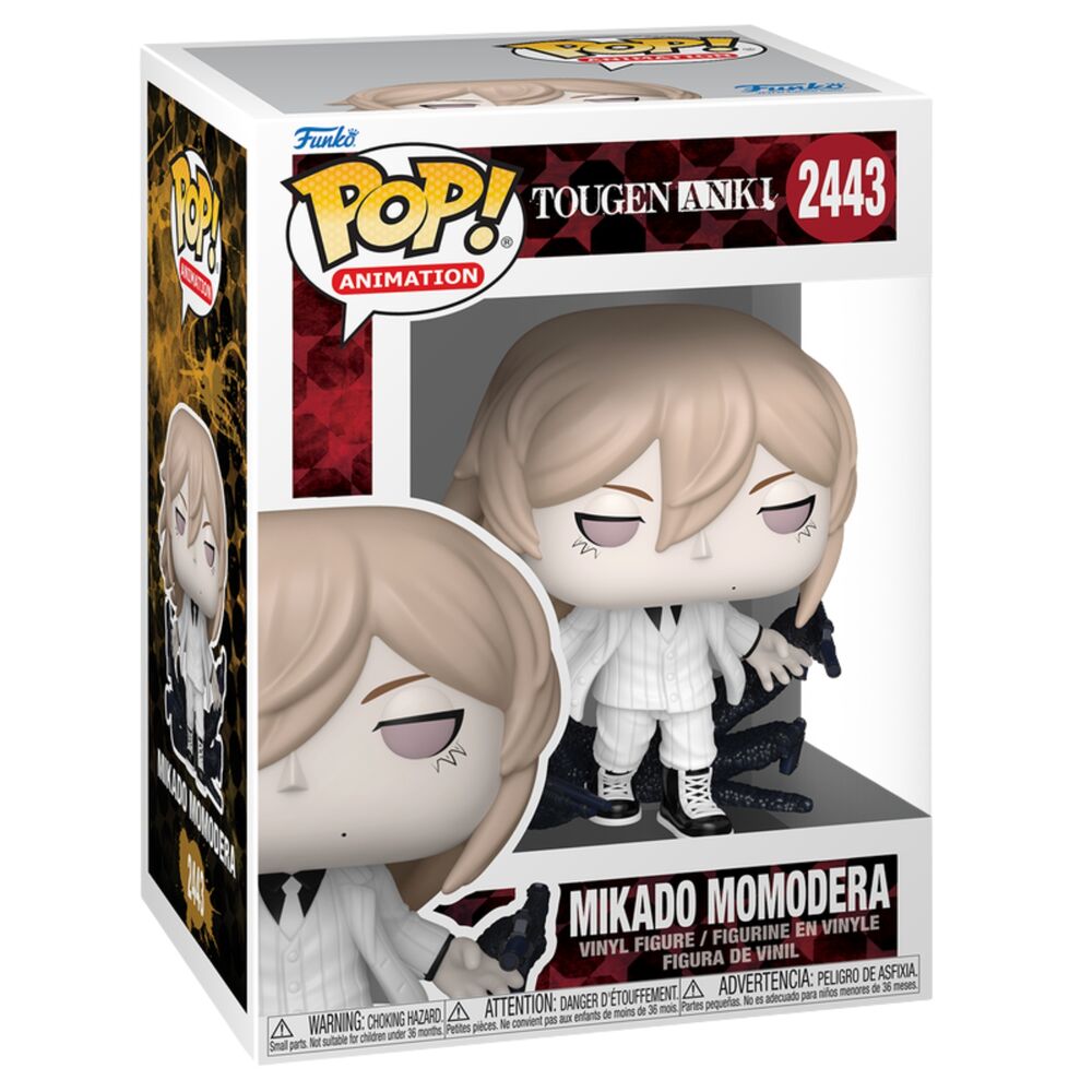 Figura Funko POP Mikado Momodera con traje blanco y escena oscura - 2