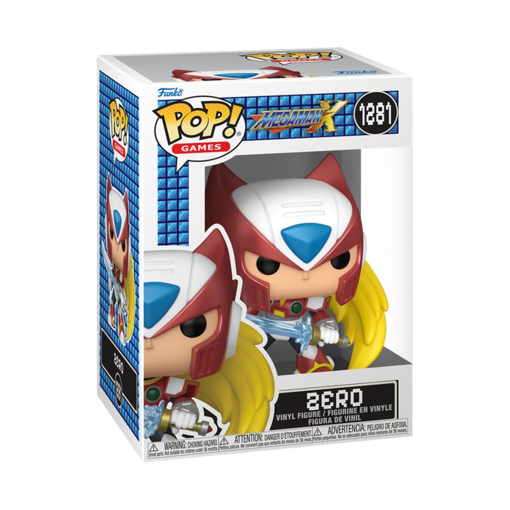 Figura Funko POP! Mega Man Zero con armadura y espada azul - 2