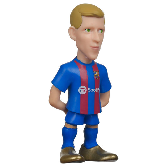 Figura MINIX de Dani Olmo con la equipación del F.C. Barcelona en su caja - 2